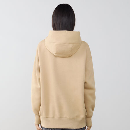 NIKE HOODIE PHOENIX LONG OVERSIZED BEIGE FEMME