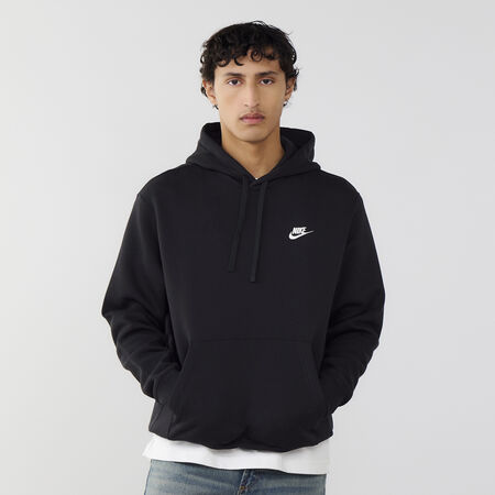 NIKE HOODIE CLUB SMALL LOGO NOIR MEN