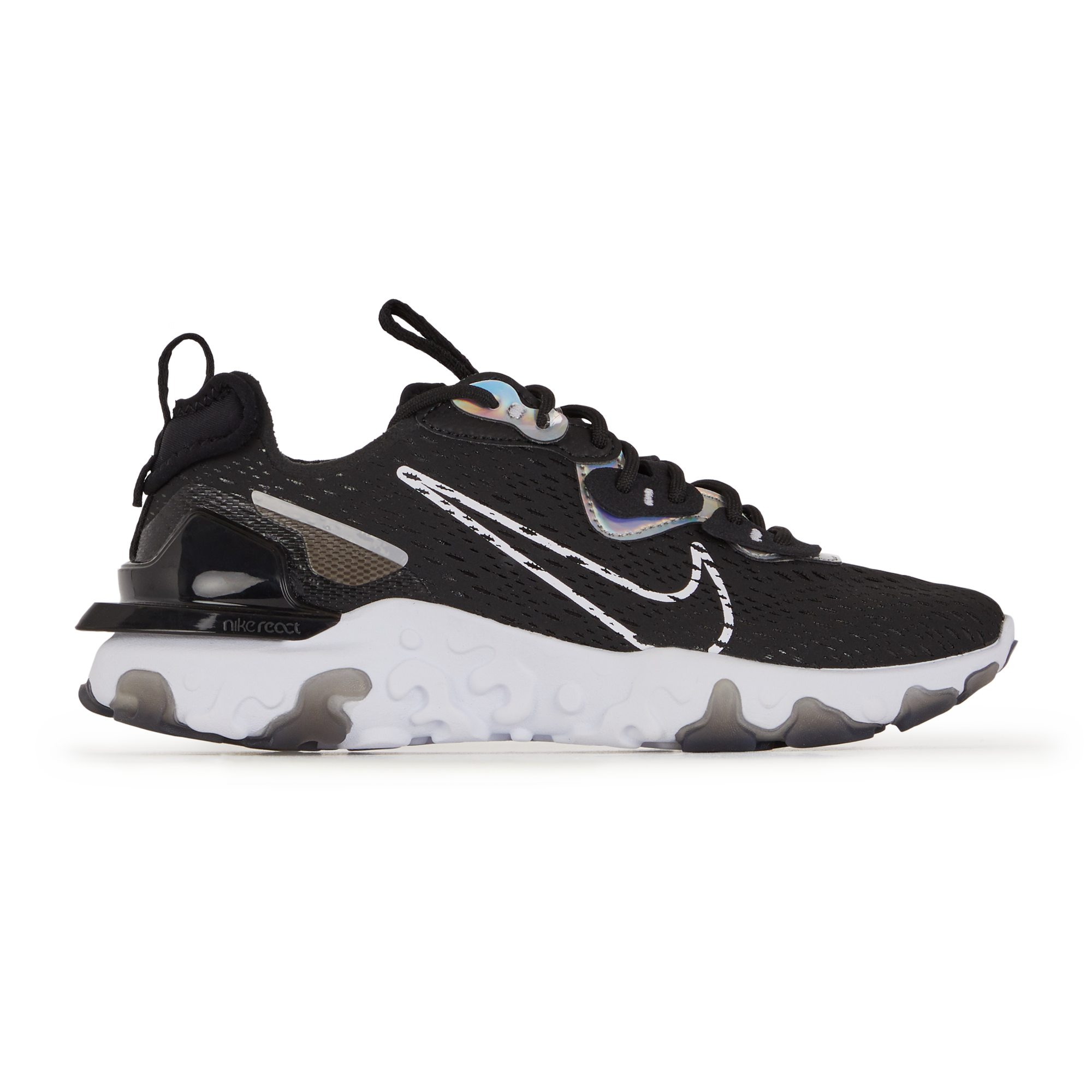 nike react blanche argent