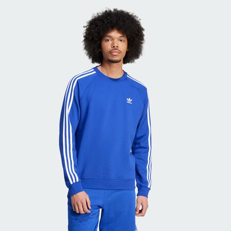 ADIDAS ORIGINALS Adicolor Classics 3-Stripes Crew Semi Lucid Blue MEN