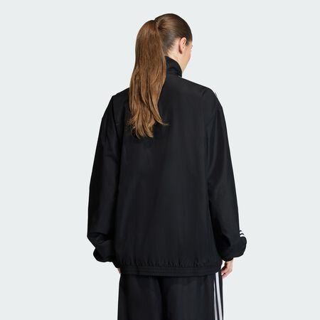 ADIDAS ORIGINALS FIREBIRD ADILENIUM TRACK TOP Black / White WOMEN