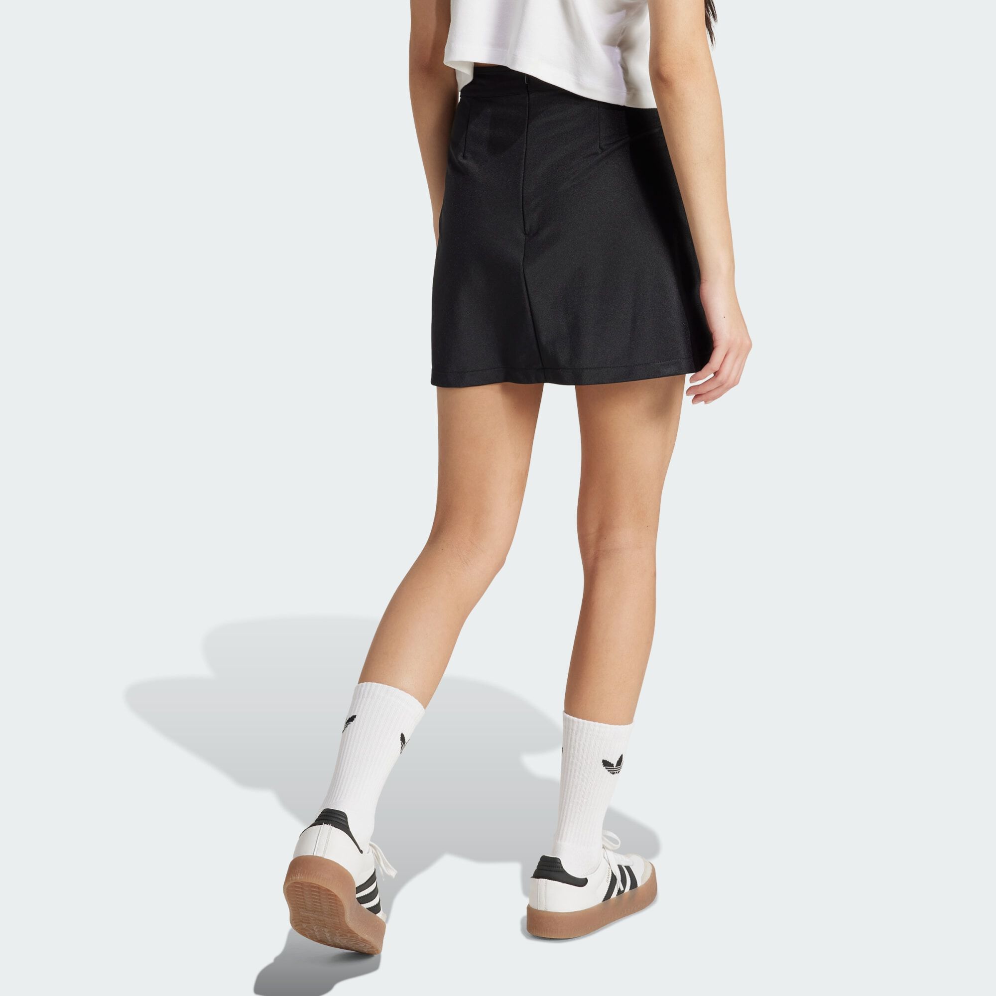 ADIDAS ORIGINALS Adicolor 3-Stripes Mini Skirt Black / White