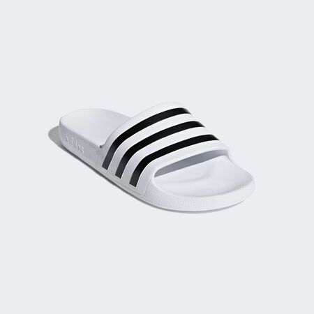 ADIDAS SPORTSWEAR Claquette Adilette Aqua Cloud White / Core Black / Cloud White HOMME