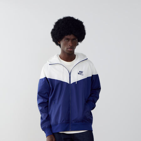 NIKE JACKET FZ GFX WVN BLACK/WHITE MEN