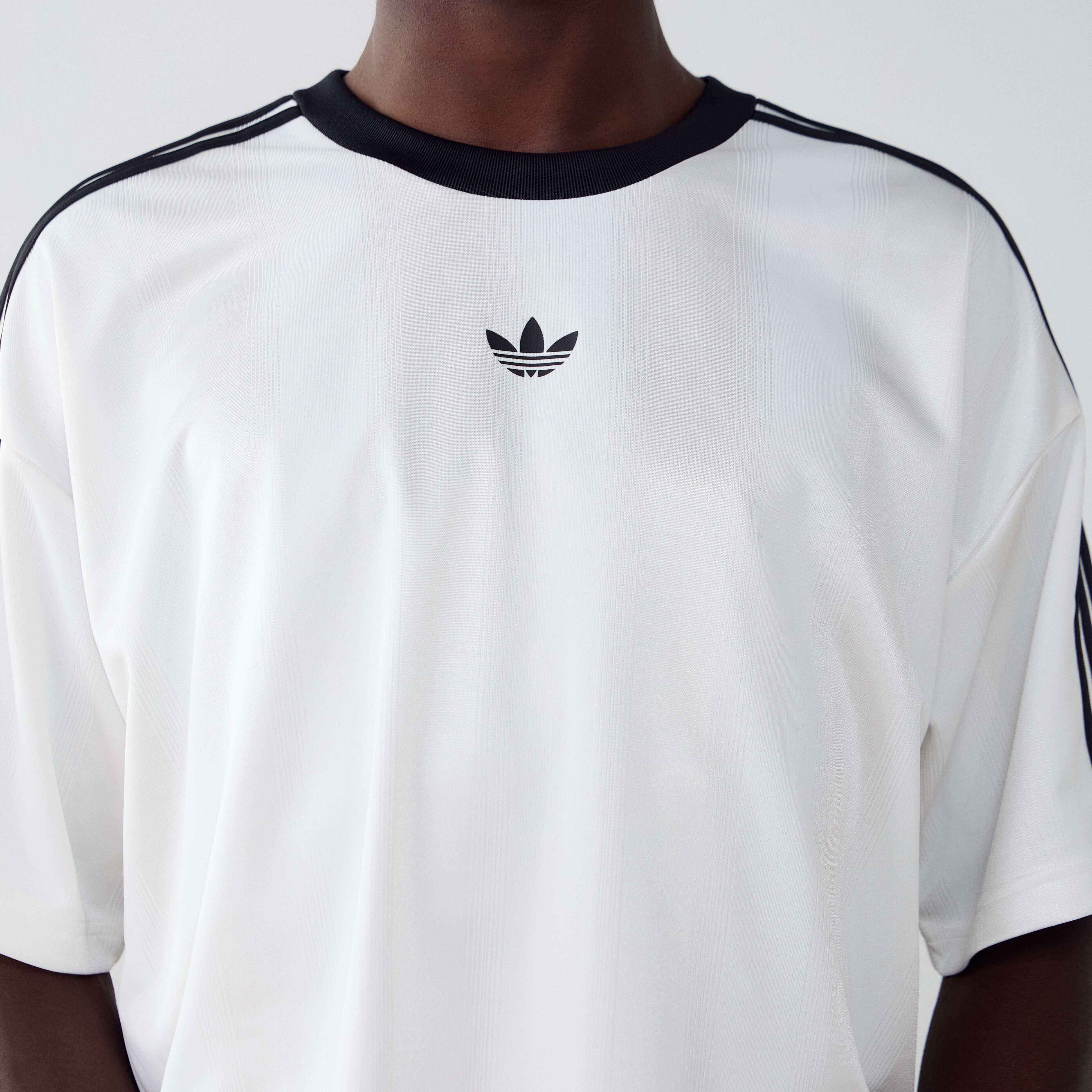 Jersey Trefoil  Blanc/noir