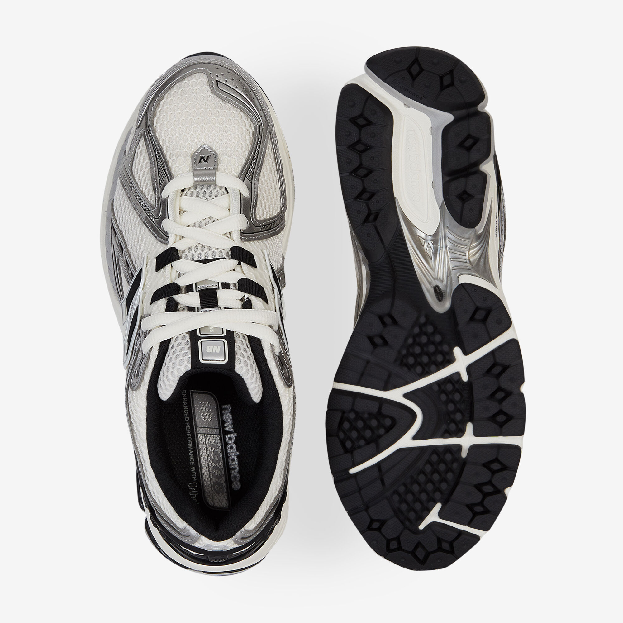 NEW BALANCE 1906 BLANC NOIR SNEAKERS HOMME LACETS Courir