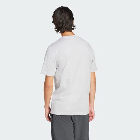 ADIDAS ORIGINALS TEE SHIRT TREFOIL GRIS HOMME
