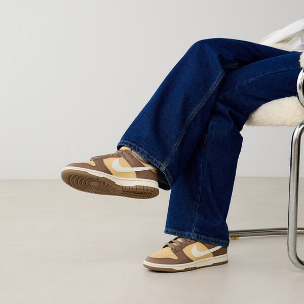 NIKE DUNK LOW BROWN/BEIGE SNEAKERS WOMEN