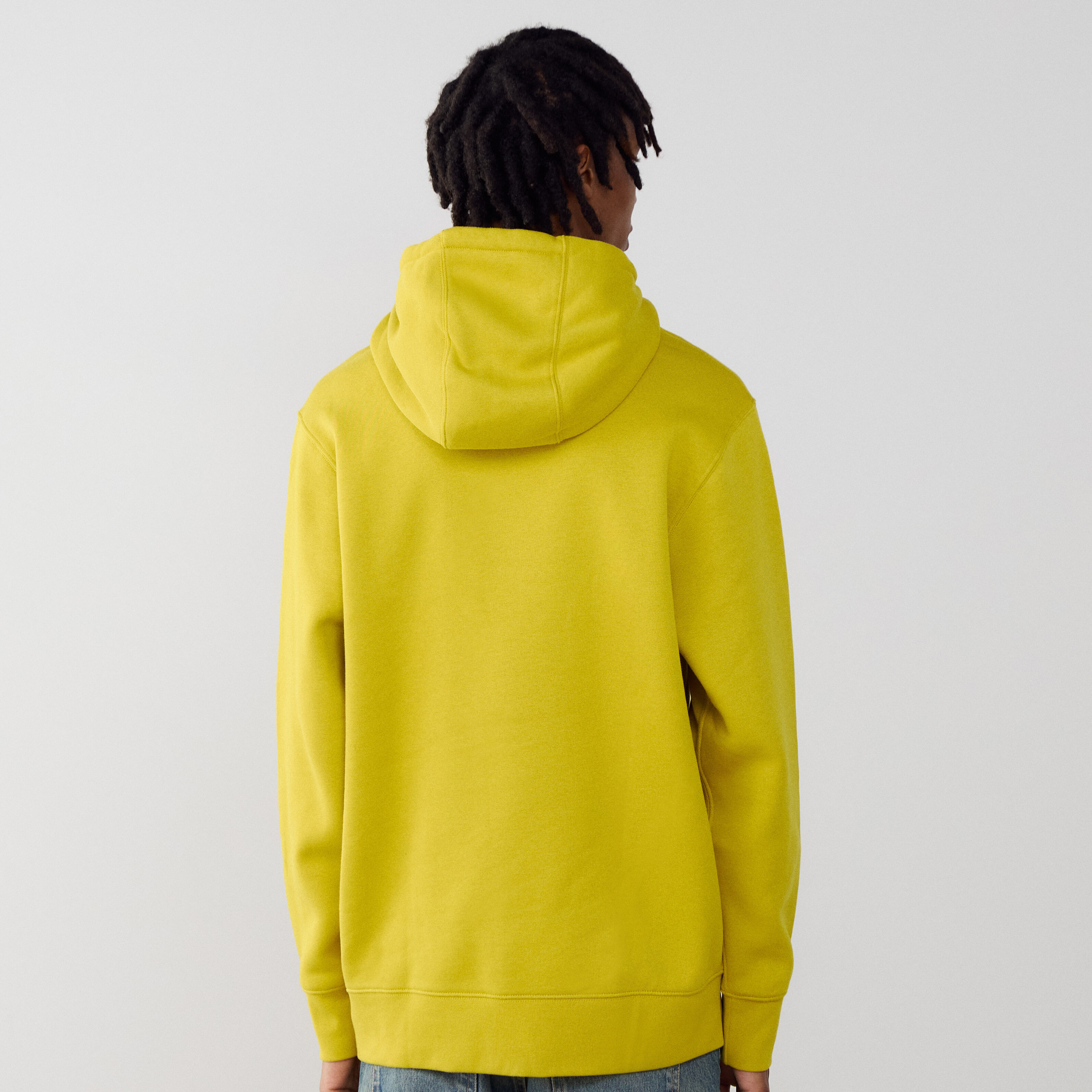 Hoodie Club Small Logo Jaune - vue 2
