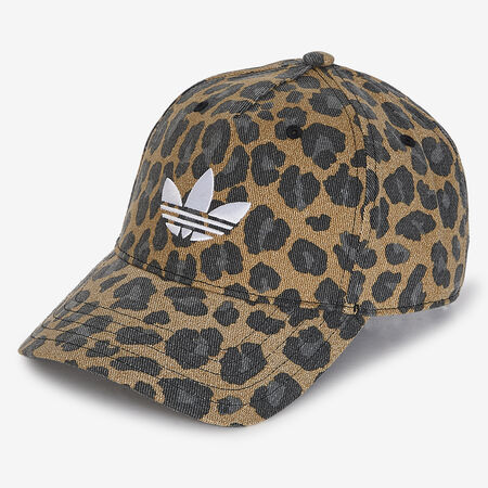 ADIDAS ORIGINALS CASQUETTE TREFOIL LEOPARD MARRON/BLANC HOMME