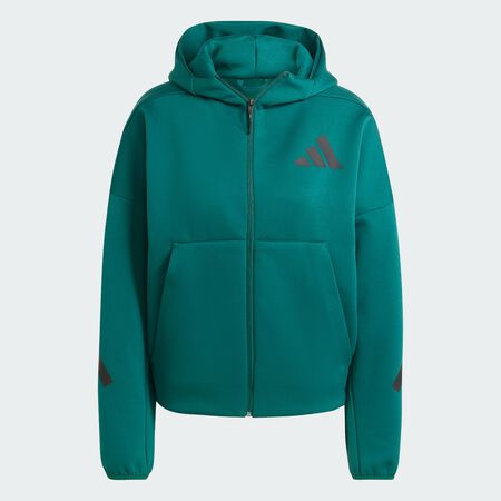 Veste à capuche entièrement zippée adidas Z.N.E. : Collegiate Green