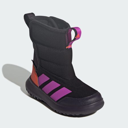 ADIDAS ORIGINALS Winterplay Shoes Kids Core Black / Purple Burst / Impact Orange TODDLERS