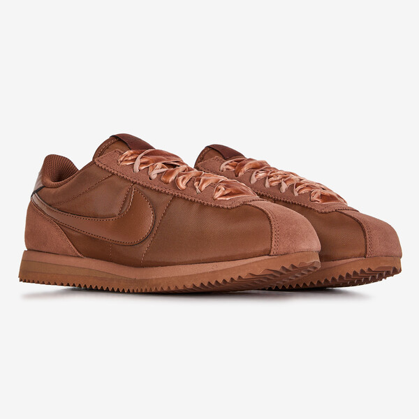 NIKE CORTEZ LACE BROWN SNEAKERS WOMEN - Main Image