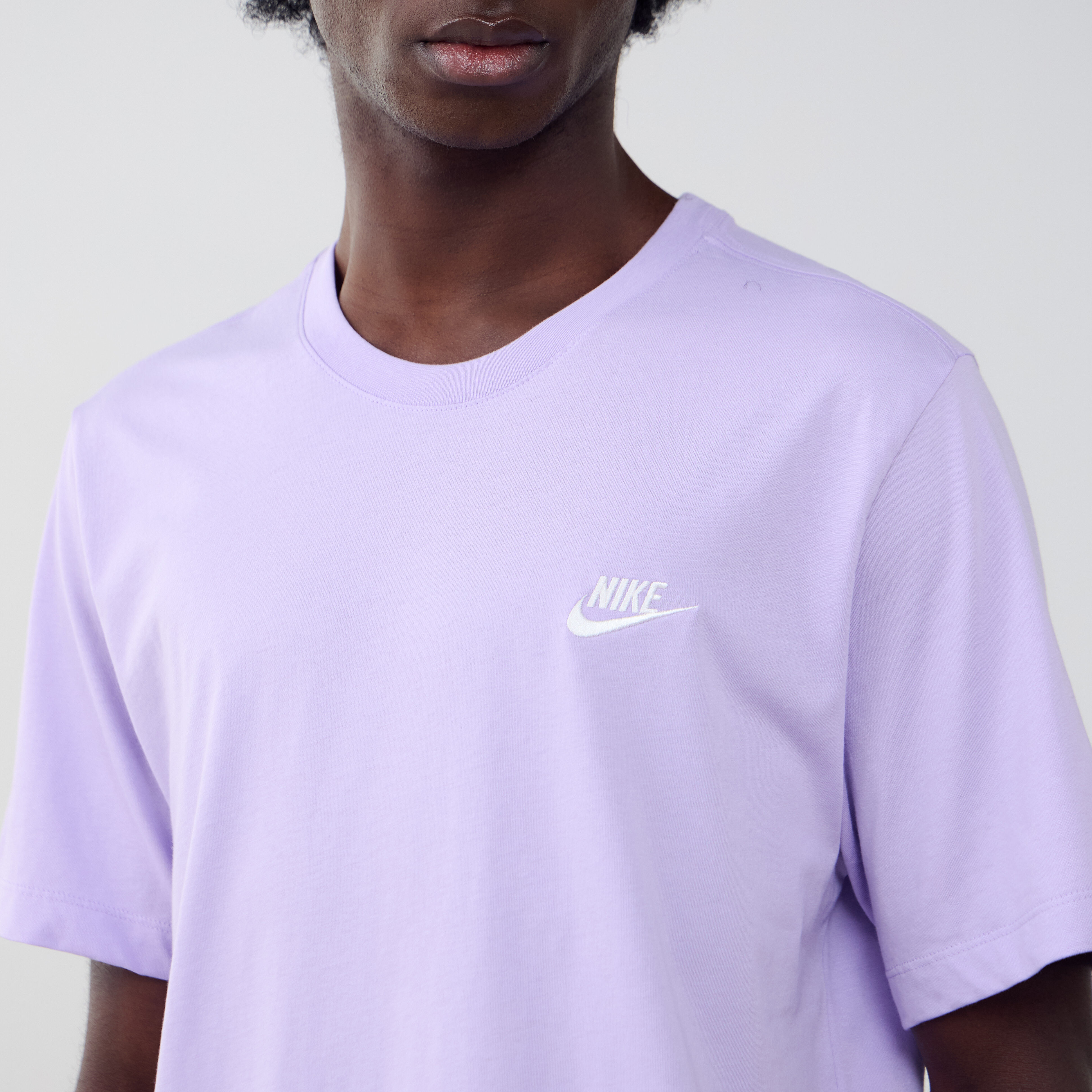 Tee Shirt Club  Violet/blanc