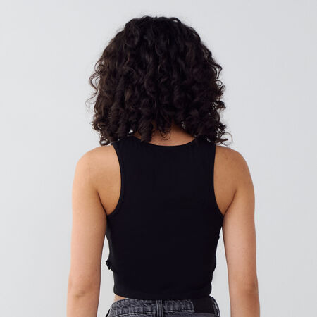 VANS TEE SHIRT TANK VENOM NOIR/BLANC FEMME