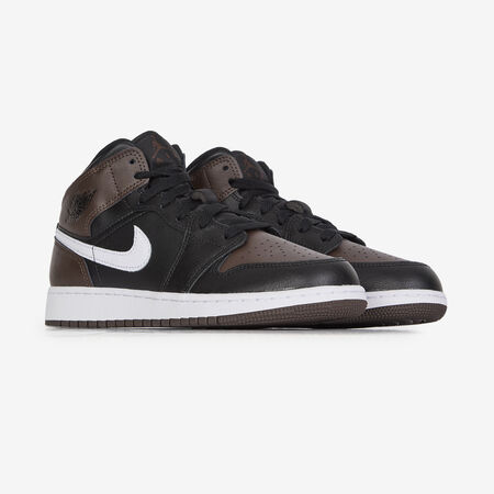 JORDAN AIR JORDAN 1 MID BROWN/BLACK JUNIOR