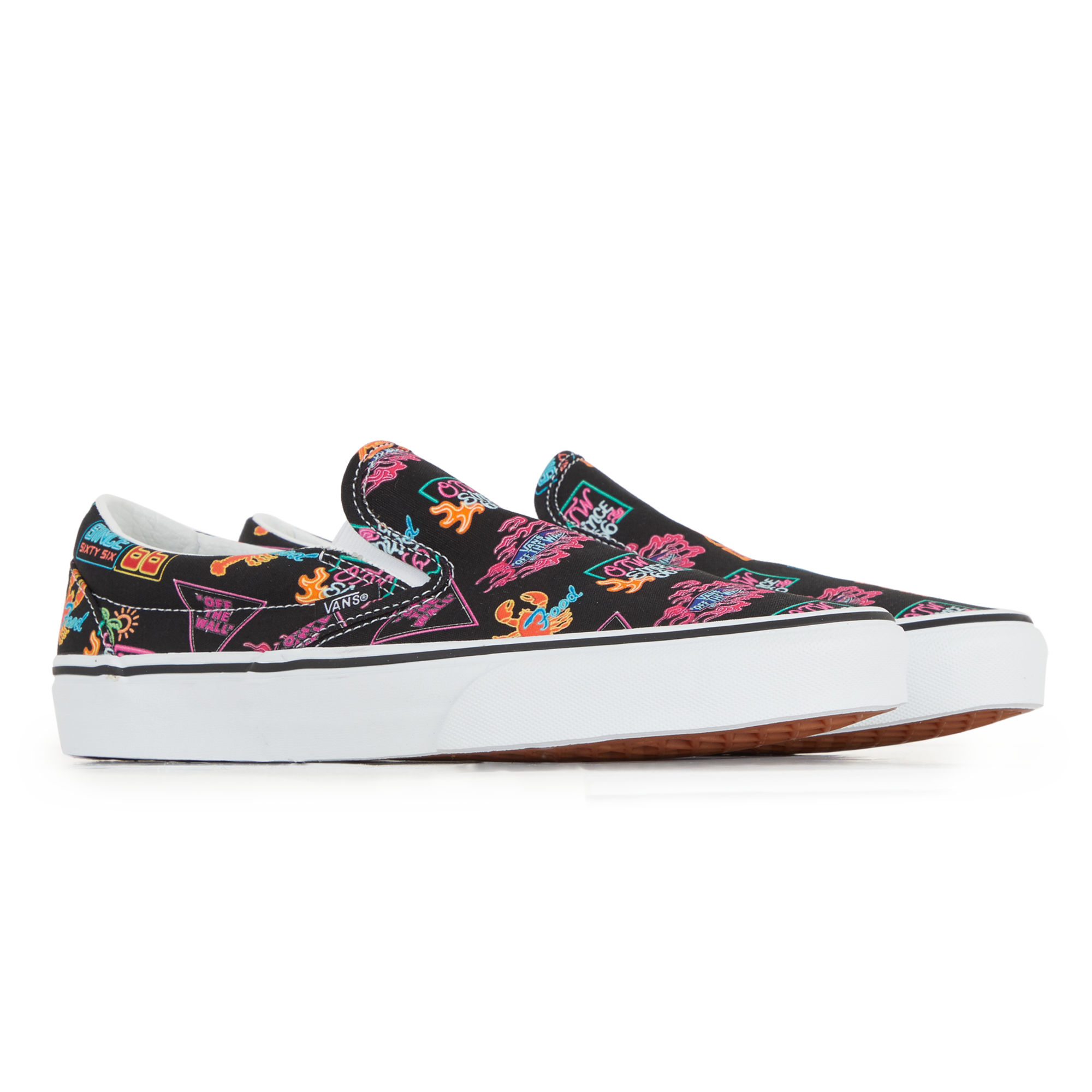 slip on vans flowers