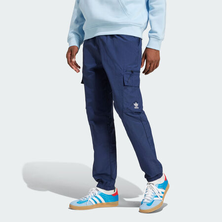 ADIDAS ORIGINALS Trefoil Essentials Woven Cargo Pants Night Indigo MEN