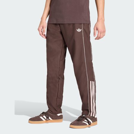ADIDAS ORIGINALS HALF STRIPES TRACK PANTS Aurora Coffee MEN