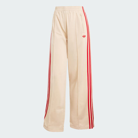 ADIDAS ORIGINALS PANTALON DE SURV&Ecirc;TEMENT AMPLE FIREBIRD Crystal Linen / Better Scarlet FEMME