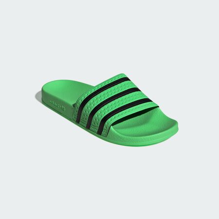 ADIDAS ORIGINALS Adilette Slides Screaming Green / Core Black / Screaming Green MEN