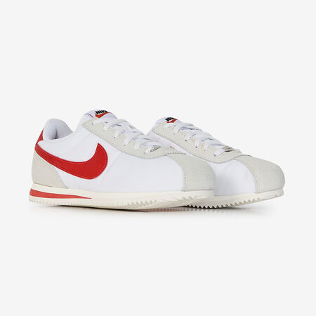 NIKE CORTEZ NYLON WHITE/RED JUNIOR