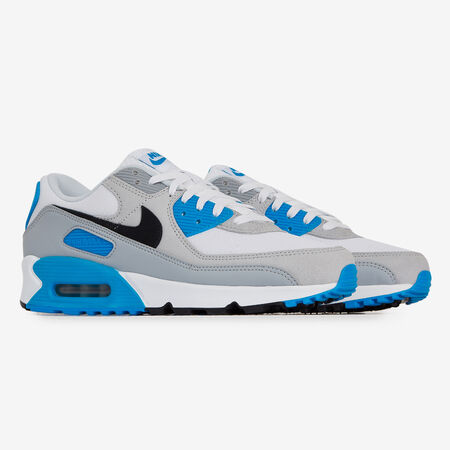 NIKE air max AIR MAX 90 BLANC/BLEU HOMME