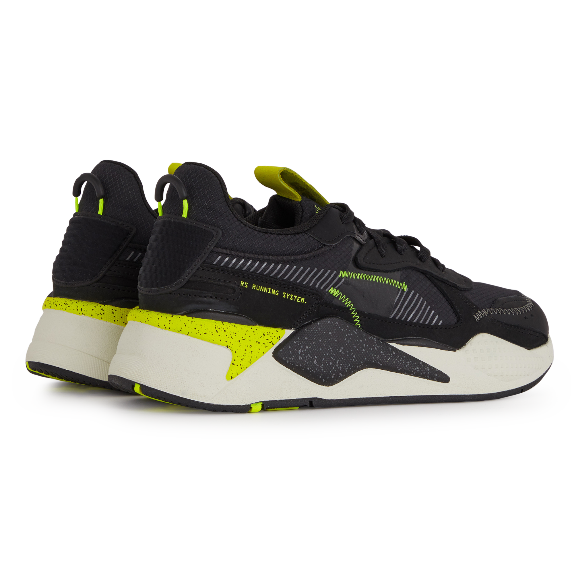 puma rsx noir et jaune