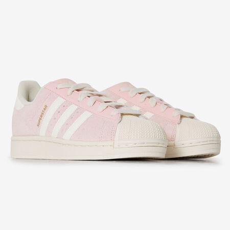 ADIDAS ORIGINALS superstar SUPERSTAR II SUEDE PINK/WHITE WOMEN