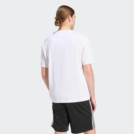 ADIDAS ORIGINALS TEE SHIRT TREFOIL BLANC/NOIR HOMME