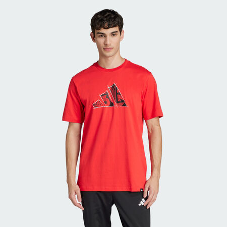ADIDAS ORIGINALS T-shirt graphique logo Pure Ruby HOMME