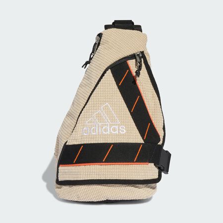 ADIDAS ORIGINALS One Shoulder Backpack Stone Khaki / Black UNISEX