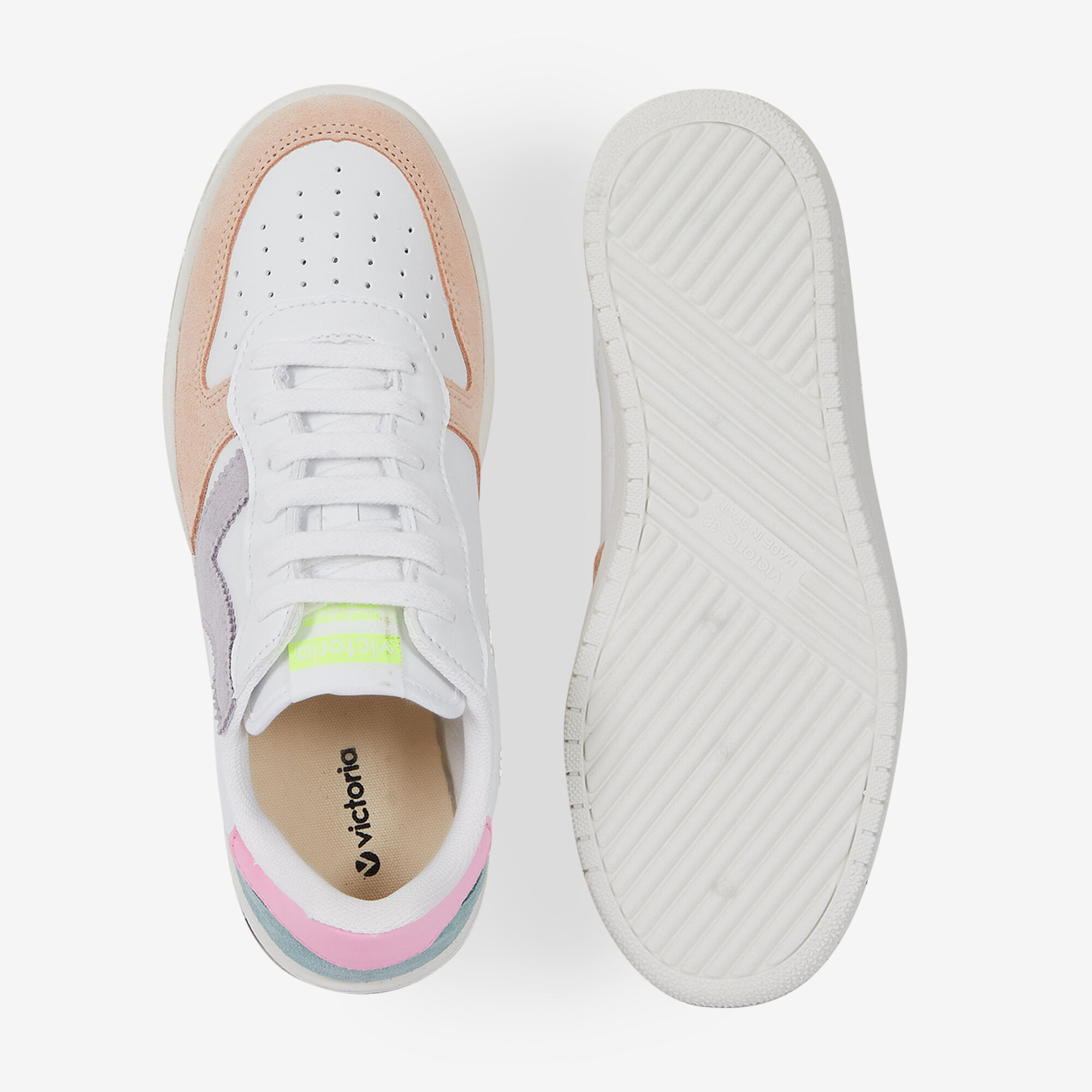 VICTORIA MADRID SNEAKERS FEMME MULTICOLORE LACETS Courir