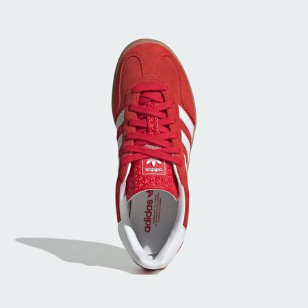 ADIDAS ORIGINALS gazelle GAZELLE INDOOR ROUGE/BLANC JUNIOR