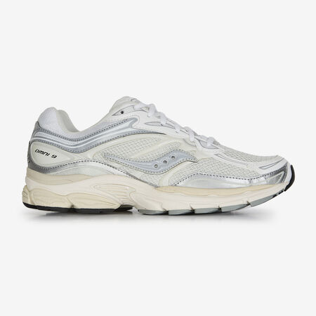 SAUCONY PROGRID OMNI 9 SUEDE BLANC/ARGENT HOMME