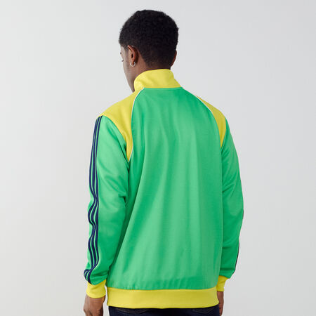 ADIDAS ORIGINALS JACKET FZ TRACKTOP ADICOLOR VERT/JAUNE HOMME