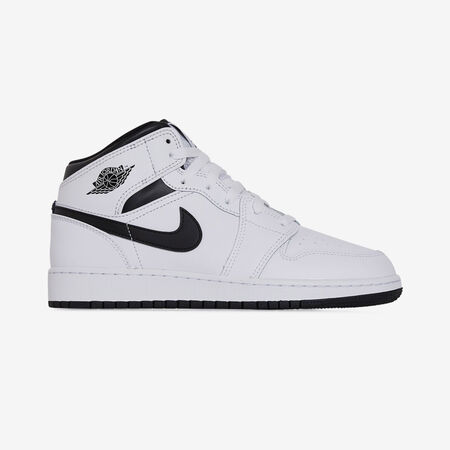 JORDAN air jordan 1 AIR JORDAN 1 MID WHITE/BLACK JUNIOR