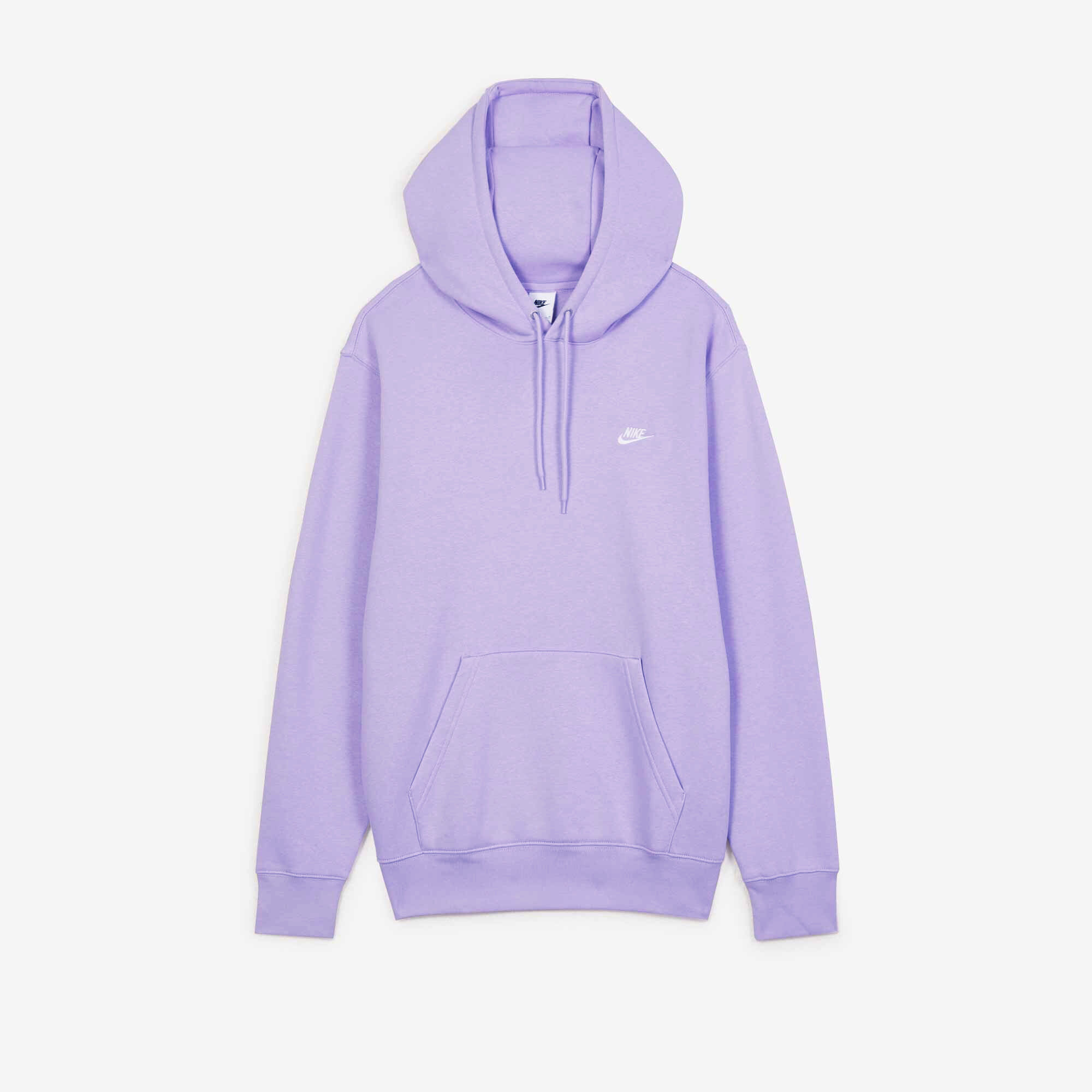 Purple Nike Swoosh Hoodie Pastel Multi NIKE HOODIE CLUB SMALL LOGO