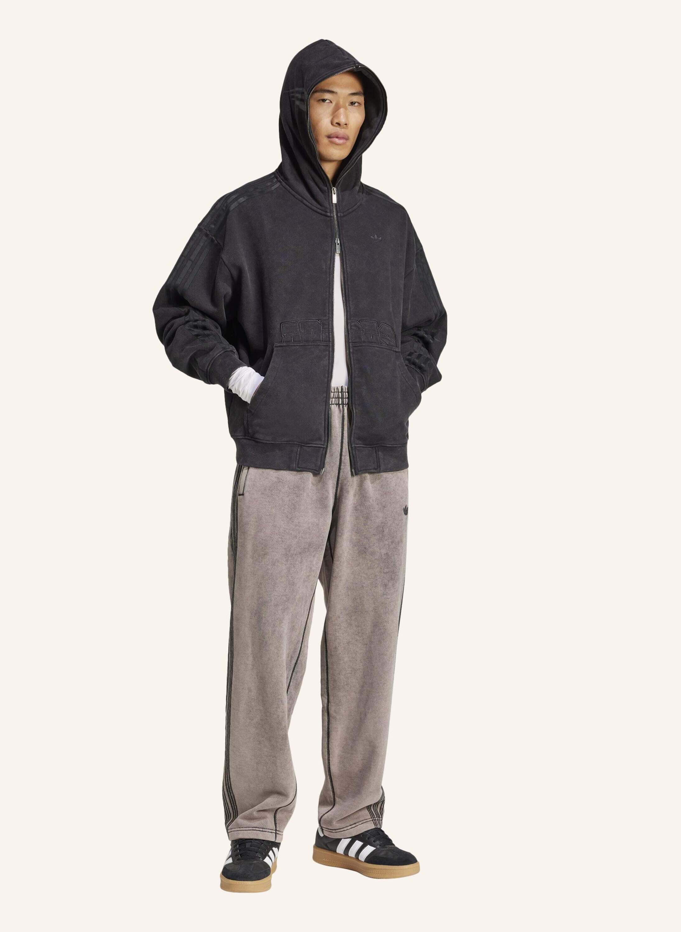 ★人気★ Adidas Adilenium Season 2 Washed Oversized Full-Zip Adilenium Season 2 Washed Oversized Full-Zip Hoodie (Gender