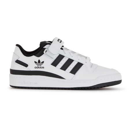 ADIDAS ORIGINALS FORUM LOW SNEAKERS HOMME BLANC NOIR LACETS Courir
