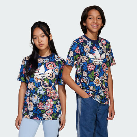 ADIDAS ORIGINALS adidas Originals x Liberty London Tee Kids Night Indigo / Multicolor JUNIOR