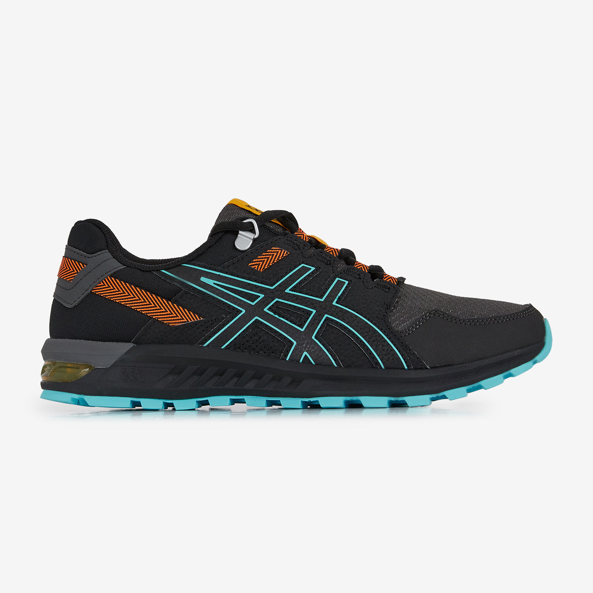 Asics noir store et orange gel