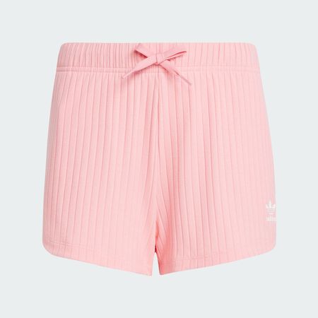 ADIDAS ORIGINALS Ribbed Shorts Kids Semi Pink Spark JUNIOR