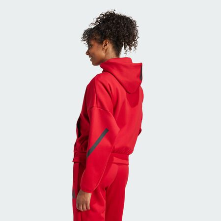 ADIDAS ORIGINALS adidas Z.N.E. Full-Zip Hoodie Team Power Red 2 WOMEN