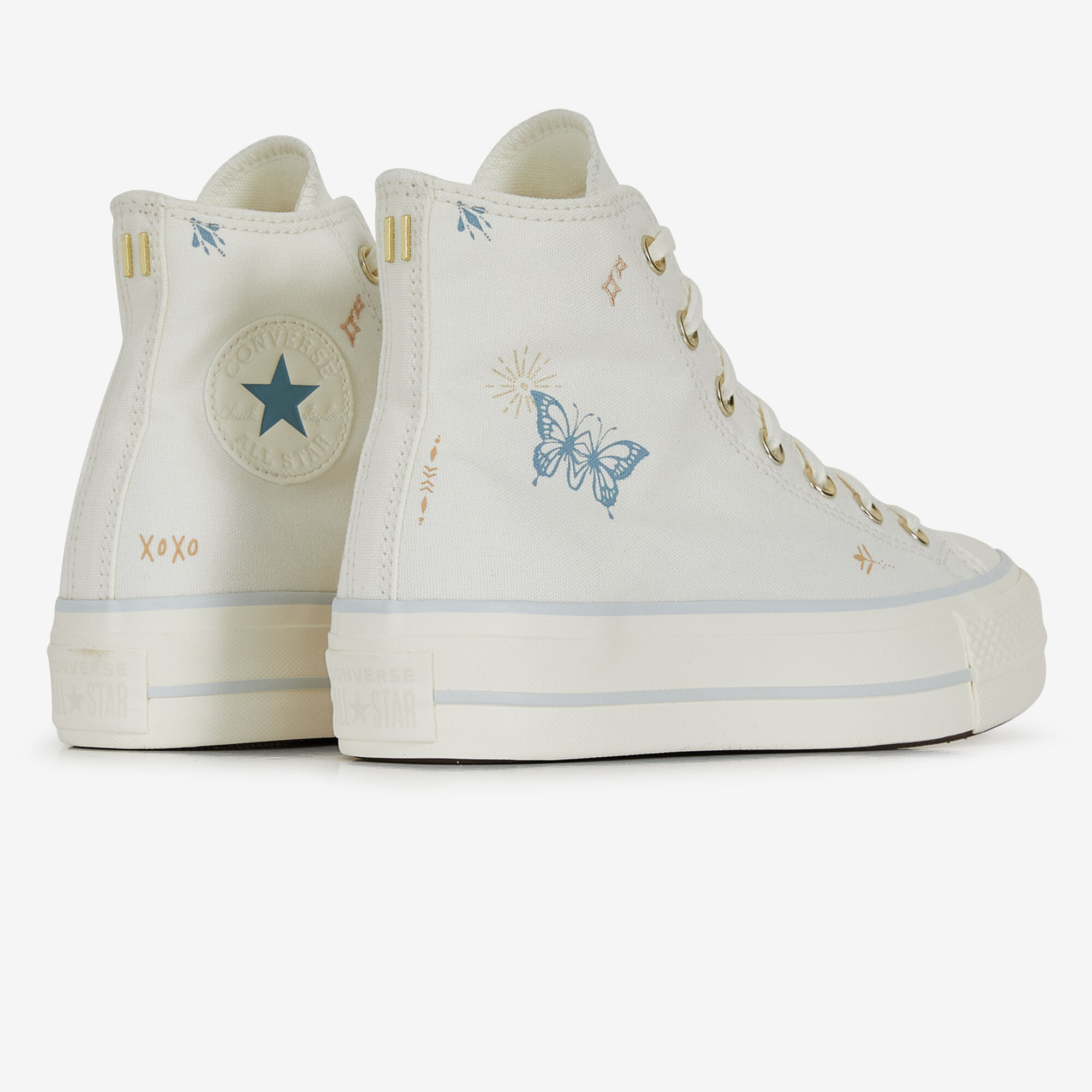 Converse haute blanche sales femme courir