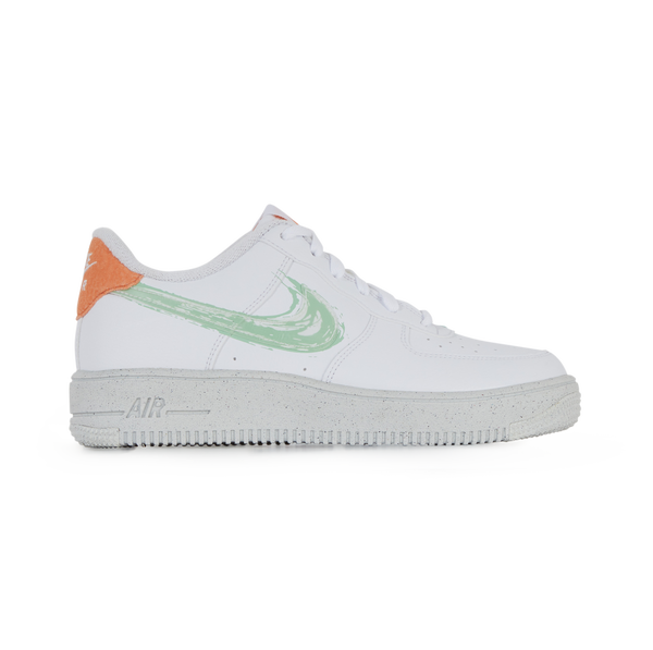 NIKE AIR FORCE 1 LOW CRATER BLANC BLEU WHITE WHITE SNEAKERS