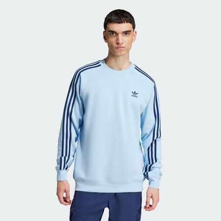 ADIDAS ORIGINALS Adicolor Classics 3-Stripes Crew Clear Sky MEN