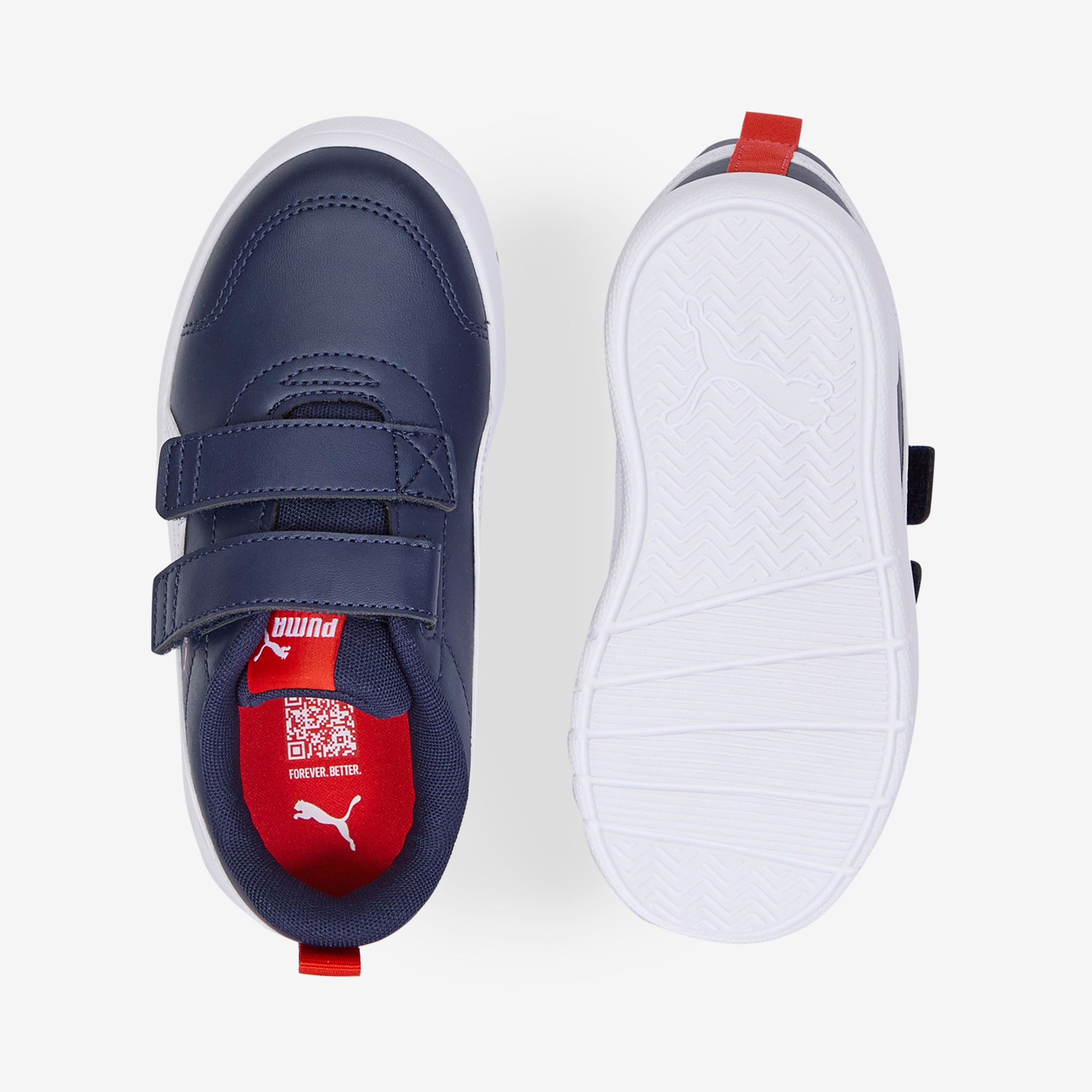 Courtflex V3 Cf  Marine/blanc   - Enfant -