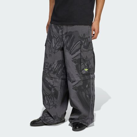 Pantalon cargo avec jambes amovibles : Multicolor / Grey Three