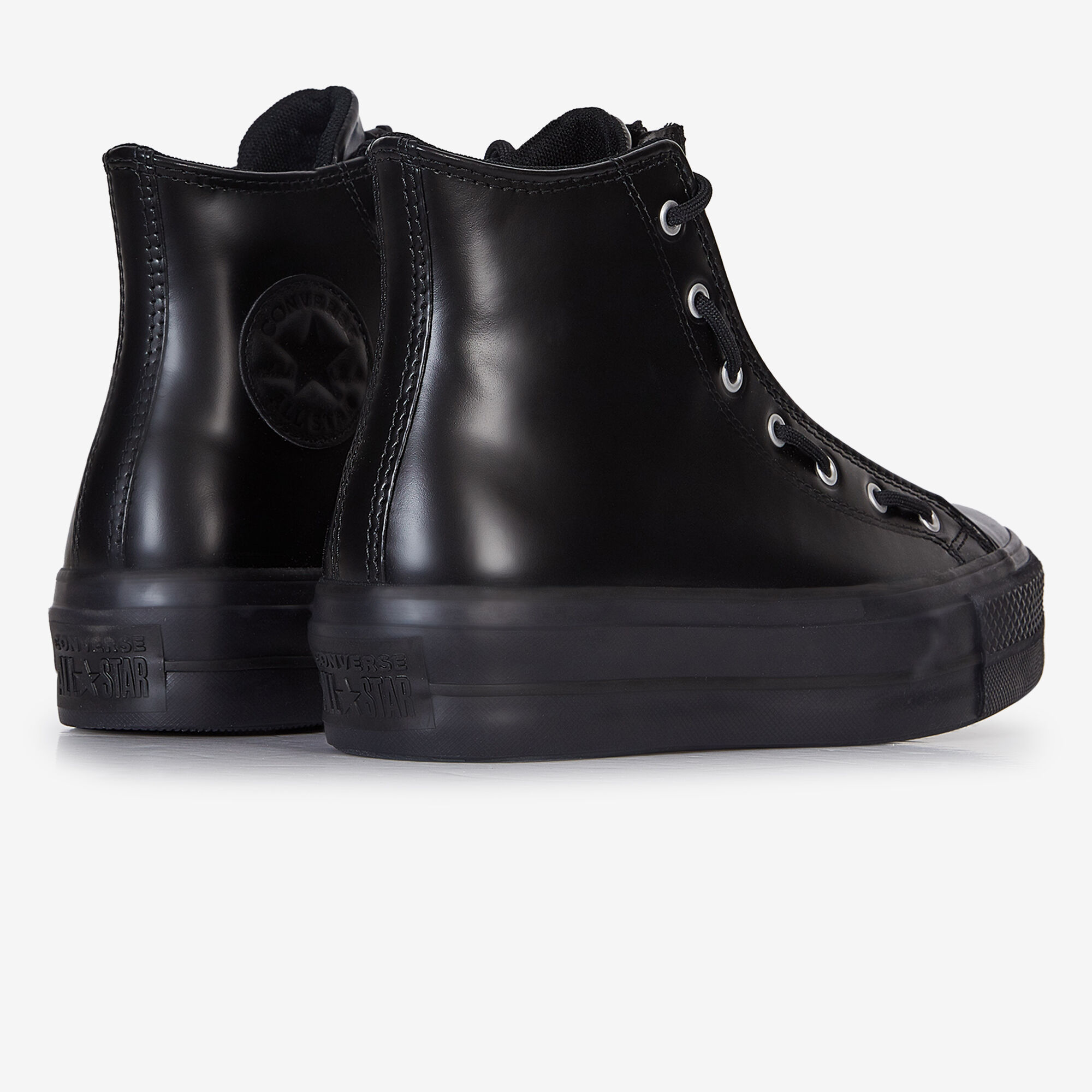 Chuck Taylor All Star Lift Hi Patent  Noir